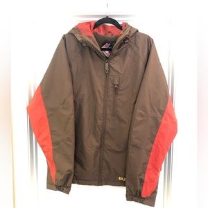 Burton snowboarding,snow sking,sledding brown jacket